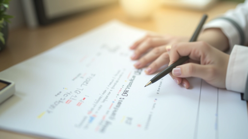 Desk calendar showing deadlines with circled dates and milestone markers for goal completion